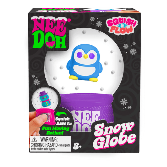 NEEDOH SQUISH N FLOW SNOW GLOBE - Essential Selection